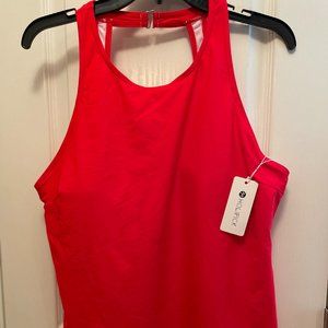 Red Sporty swim tank